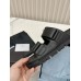Prada Women's Strap Slides Sandals in Black Calfskin Prada Women's Strap Slides Sandals in Black Calfskin