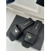 Prada Women's Slides in Black Saffiano Leather Prada Women's Slides in Black Saffiano Leather