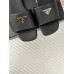 Prada Women's Slides in Black Saffiano Leather Prada Women's Slides in Black Saffiano Leather