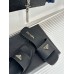 Prada Women's Slides in Black Saffiano Leather Prada Women's Slides in Black Saffiano Leather