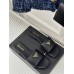 Prada Women's Slides in Black Saffiano Leather Prada Women's Slides in Black Saffiano Leather