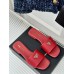 Prada Women's Slides in Red Saffiano Leather Prada Women's Slides in Red Saffiano Leather