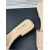 Prada Women's Slides in Beige Saffiano Leather