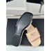 Prada Women's Slides in Beige Saffiano Leather