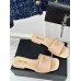 Prada Women's Slides in Beige Saffiano Leather
