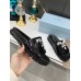 Prada Women's Slides Embroidered With Sequins