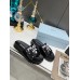 Prada Women's Slides Embroidered With Sequins
