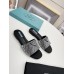 Prada Women's Satin Slides With Crystals