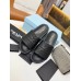 Prada Women's Slides In Black Quilted Nappa Leather Prada Women's Slides In Black Quilted Nappa Leather