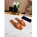Saint Laurent Tribute Slides In Tan Calfskin Saint Laurent Tribute Slides In Tan Calfskin