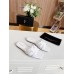 Saint Laurent Tribute Slides In White Calfskin Saint Laurent Tribute Slides In White Calfskin