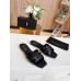 Saint Laurent Tribute Slides In Black Calfskin Saint Laurent Tribute Slides In Black Calfskin