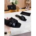 Saint Laurent Tribute Slides In Black Calfskin Saint Laurent Tribute Slides In Black Calfskin