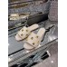 Valentino Roman Stud Flat Slides In White Quilted Nappa Valentino Roman Stud Flat Slides In White Quilted Nappa