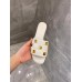 Valentino Roman Stud Flat Slides In White Quilted Nappa Valentino Roman Stud Flat Slides In White Quilted Nappa