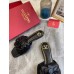 Valentino Atelier Shoes 03 Rose Edition Slides Sandals Black Valentino Atelier Shoes 03 Rose Edition Slides Sandals Black