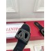Valentino VLogo Cut-out Slide Sandals in Black Leather Valentino VLogo Cut-out Slide Sandals in Black Leather