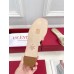 Valentino VLogo Cut-out Slide Sandals in Gold Metallic Leather