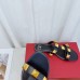 Valentino Roman Stud Flat Slides In Black Calfskin Valentino Roman Stud Flat Slides In Black Calfskin