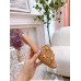 Valentino Roman Stud Flat Slides In Powder Quilted Nappa Valentino Roman Stud Flat Slides In Powder Quilted Nappa