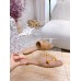 Valentino Roman Stud Flat Slides In Powder Quilted Nappa Valentino Roman Stud Flat Slides In Powder Quilted Nappa