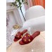 Valentino Roman Stud Flat Slides In Red Quilted Nappa Valentino Roman Stud Flat Slides In Red Quilted Nappa