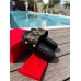 Valentino Roman Stud Flatform Slides In Black Nappa Leather Valentino Roman Stud Flatform Slides In Black Nappa Leather