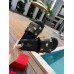 Valentino Roman Stud Flatform Slides In Black Nappa Leather Valentino Roman Stud Flatform Slides In Black Nappa Leather