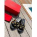 Valentino Roman Stud Flatform Slides In Black Nappa Leather Valentino Roman Stud Flatform Slides In Black Nappa Leather