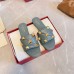 Valentino Roman Stud Flat Slides In Blue Quilted Nappa Valentino Roman Stud Flat Slides In Blue Quilted Nappa