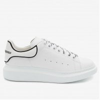 Alexander McQueen Men's White/Black Oversized Sneakers Alexander McQueen Men's White/Black Oversized Sneakers