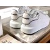 Alexander McQueen Men's White/Black Oversized Sneakers Alexander McQueen Men's White/Black Oversized Sneakers