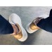 Alexander McQueen Men's Oversized Sneakers With Gold Heel Alexander McQueen Men's Oversized Sneakers With Gold Heel