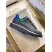 Alexander McQueen Men's Black Oversized Sneakers With Iridescent Heel Alexander McQueen Men's Black Oversized Sneakers With Iridescent Heel