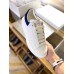 Alexander McQueen Men's Oversized Sneakers With Blue Suede Heel Alexander McQueen Men's Oversized Sneakers With Blue Suede Heel