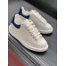 Alexander McQueen Men's Oversized Sneakers With Blue Suede Heel Alexander McQueen Men's Oversized Sneakers With Blue Suede Heel