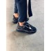 Alexander McQueen Men's Oversized Sneakers With White Outlines Alexander McQueen Men's Oversized Sneakers With White Outlines