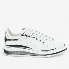 Alexander McQueen Men's Oversized Sneakers With Black Printed Alexander McQueen Men's Oversized Sneakers With Black Printed