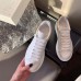 Alexander McQueen Women's Oversized Sneakers With Gold Heel Alexander McQueen Women's Oversized Sneakers With Gold Heel