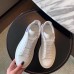 Alexander McQueen Women's Oversized Sneakers With Iridescent Heel Alexander McQueen Women's Oversized Sneakers With Iridescent Heel