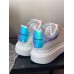 Alexander McQueen Women's Oversized Sneakers With Iridescent Heel Alexander McQueen Women's Oversized Sneakers With Iridescent Heel