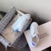 Alexander McQueen Women's Oversized Sneakers With Iridescent Heel Alexander McQueen Women's Oversized Sneakers With Iridescent Heel