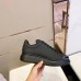 Alexander McQueen Women's Black Oversized Sneakers With Metal Toe Alexander McQueen Women's Black Oversized Sneakers With Metal Toe