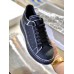 Alexander McQueen Women's Oversized Sneakers With White Outlines Alexander McQueen Women's Oversized Sneakers With White Outlines