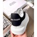 Alexander McQueen Women's Oversized Sneakers With Noir Heel Alexander McQueen Women's Oversized Sneakers With Noir Heel