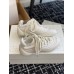 Alexander McQueen Women's Flexion Sneakers in White Leather Alexander McQueen Women's Flexion Sneakers in White Leather