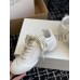 Alexander McQueen Women's Flexion Sneakers in White Leather Alexander McQueen Women's Flexion Sneakers in White Leather