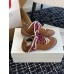 Alexander McQueen Women's Flexion Sneakers in Brown Suede Leather