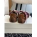 Alexander McQueen Women's Flexion Sneakers in Brown Suede Leather