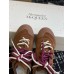 Alexander McQueen Women's Flexion Sneakers in Brown Suede Leather